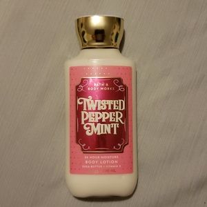 B&BW Twisted Peppermint body lotion